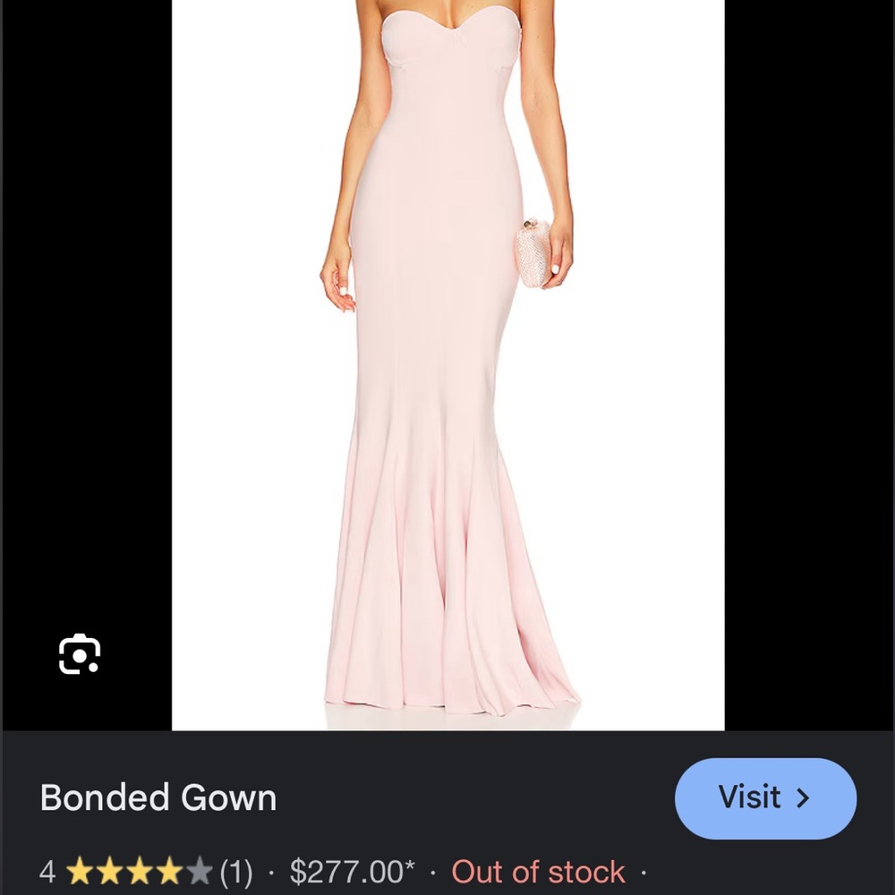 Norma Kamali Bonded Corset Maxi Dress
